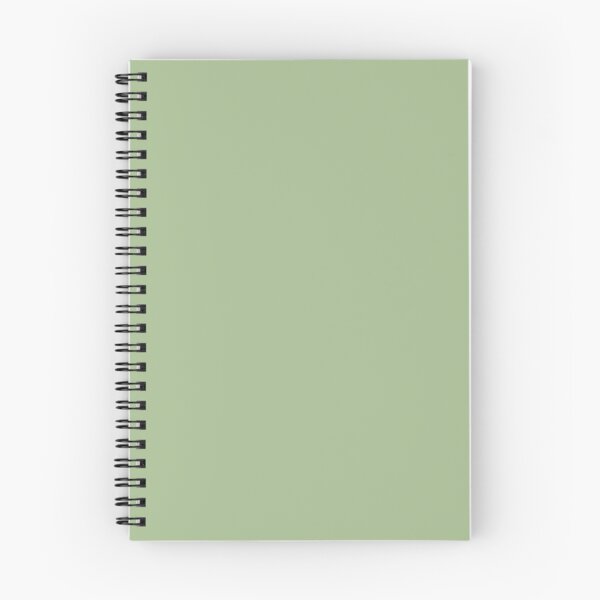 Artikelvorschau, Salbeigrünes Notizbuch entworfen und verkauft von robinrevises.