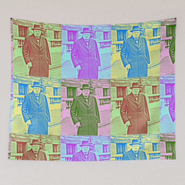 Item preview, Winston Churchill  (Pop art, Andy Warhol.) designed and sold by CristalleLisa.