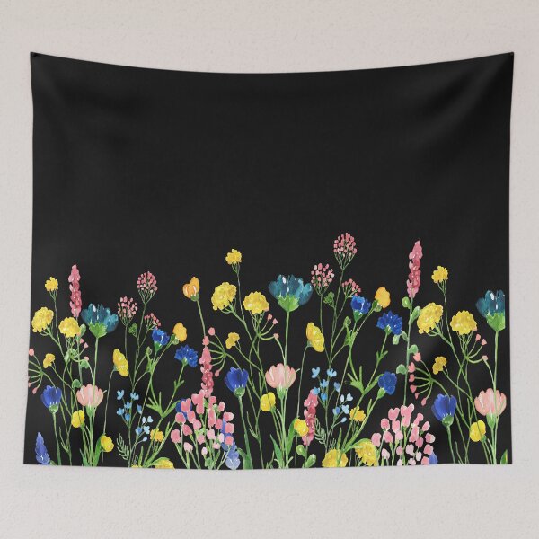 Item preview, Watercolor Wildflowers Pattern designed and sold by virillanissa.