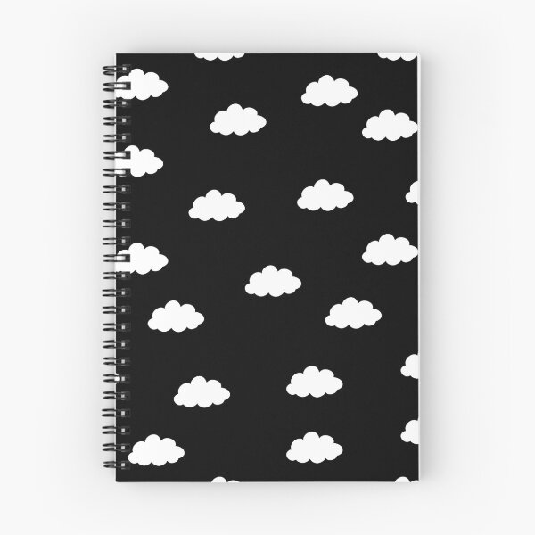 Item preview, White clouds in black background designed and sold by bigmoments.