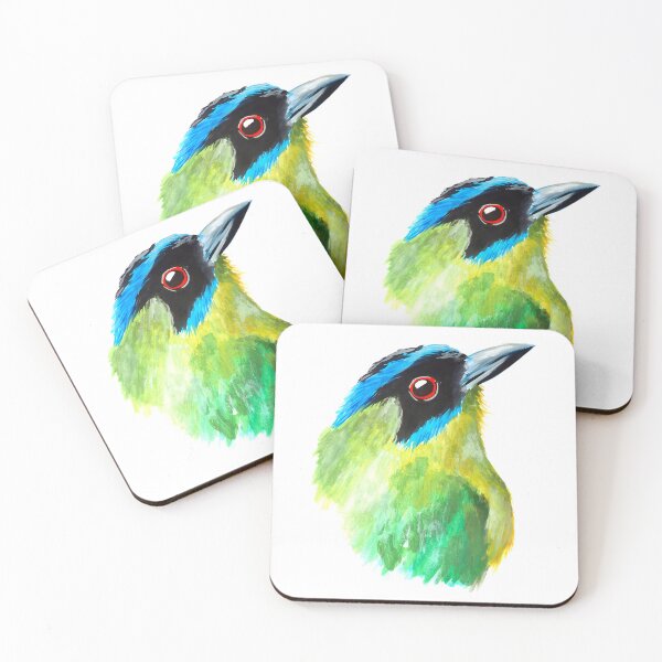 Item preview, Blue Crowned Motmot Head designed and sold by julyperson.