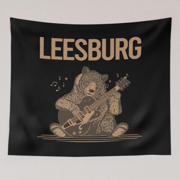 Item preview, Bear With Guitar Leesburg designed and sold by BloodMoneyTwit.