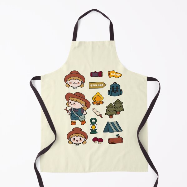 Item preview, Cute Camping Sticker Sheet designed and sold by satchisatchi.
