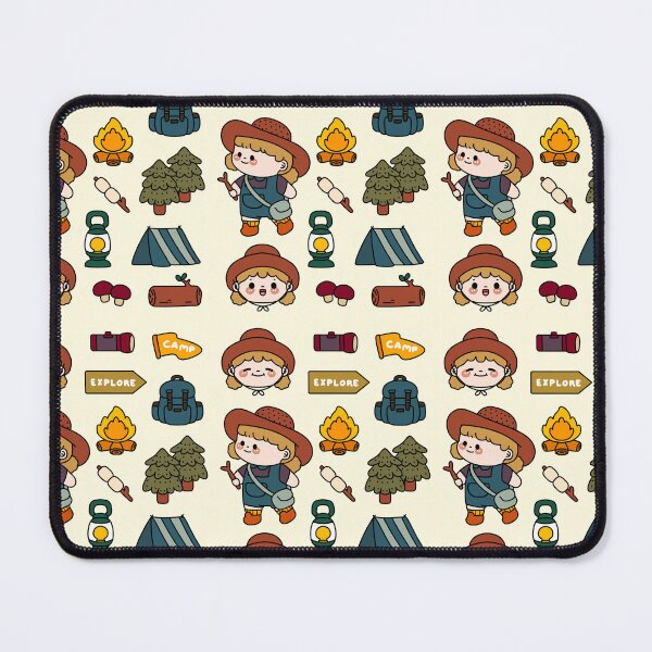 Item preview, Bonita hoja de pegatinas para acampar designed and sold by satchisatchi.