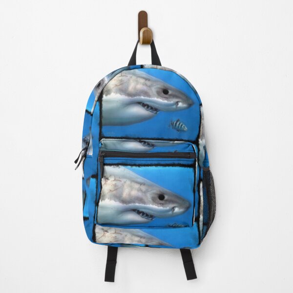 Item preview, Great white and pilot fish designed and sold by Mick-J-art.