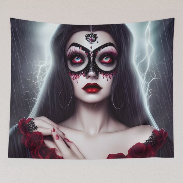 Item preview, Masked Woman designed and sold by GothicArtistry.