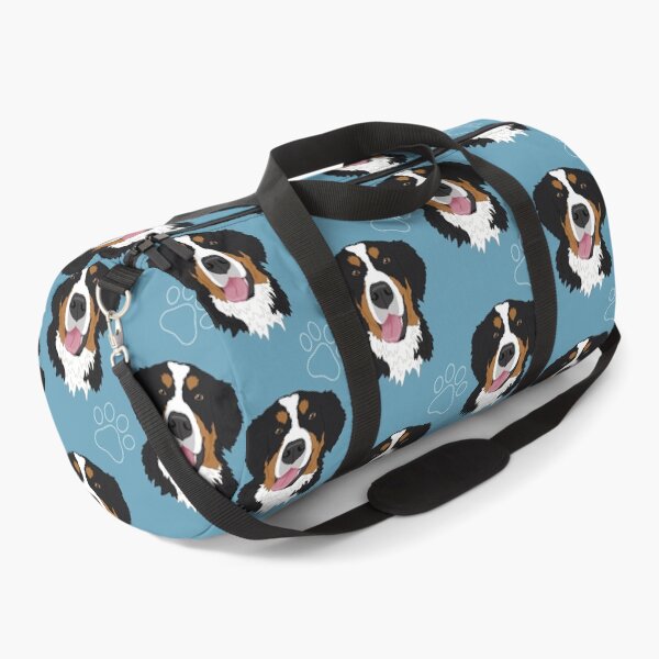 Item preview, Bernese Mountain Dog Pattern-blue designed and sold by KantstandyaC.