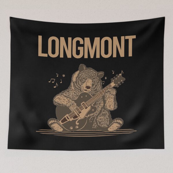 Item preview, Bear With Guitar Longmont designed and sold by BloodMoneyTwit.