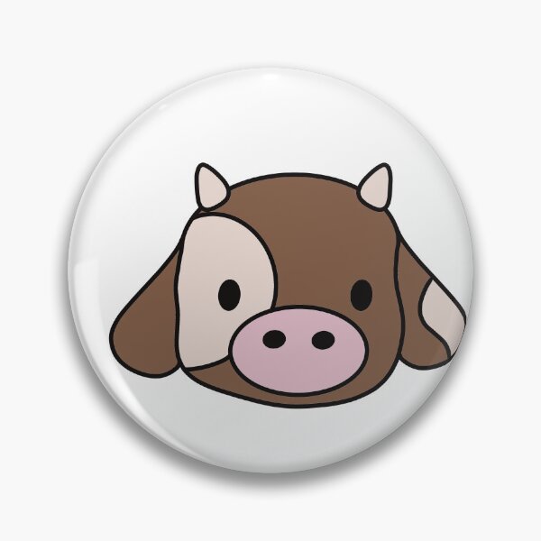 Item preview, Cute Brown Cow Face designed and sold by Kauz-Draws.