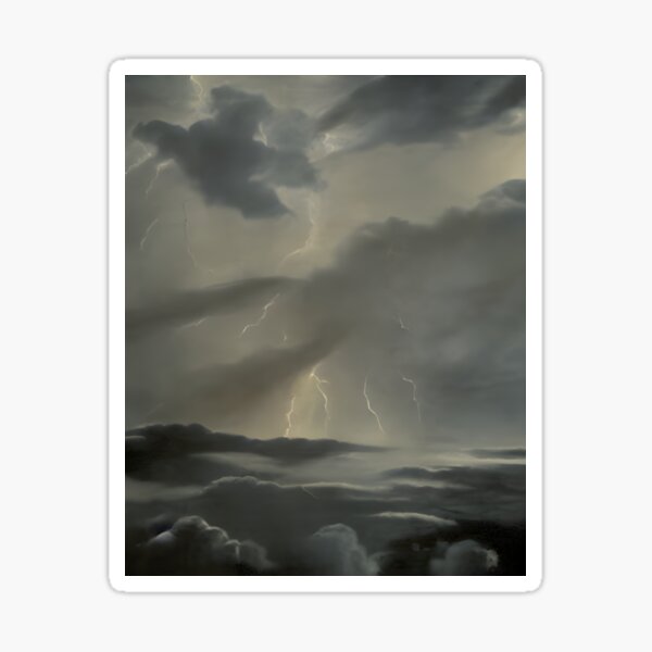 Vista previa del artículo con la obra «Mano del diablo atravesando las nubes», diseñado y vendido por YokaiFujin.