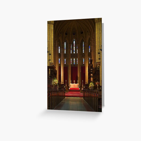 Aisle and Altar Greeting Card