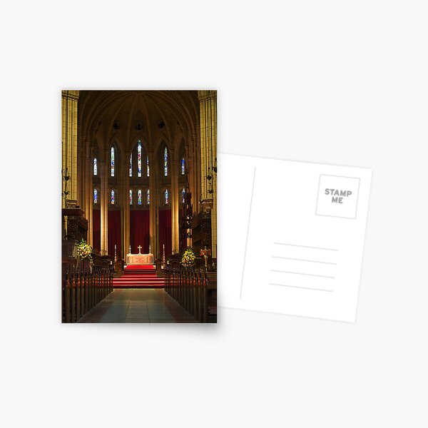 Aisle and Altar Postcard