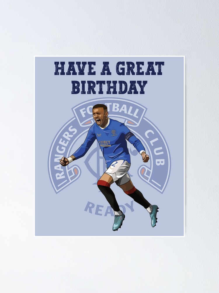 Carte d'anniversaire football 