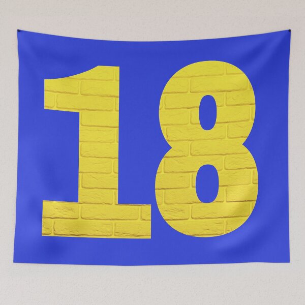 Item preview,   UNIQUE  Number 18 designed and sold by starfishstuff.