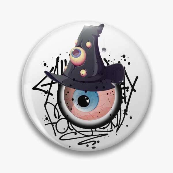 Item preview, Monster Witch Eye Graffiti Street Art designed and sold by NobuCollections.