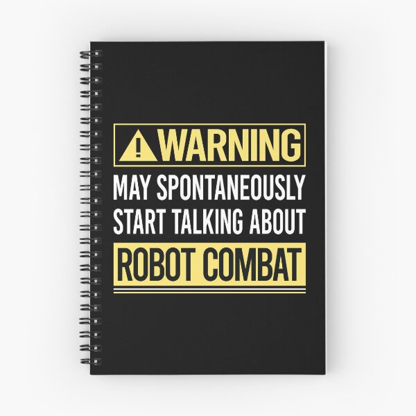 Item preview, Warning About Robot Combat Robots designed and sold by WrightTrouble.