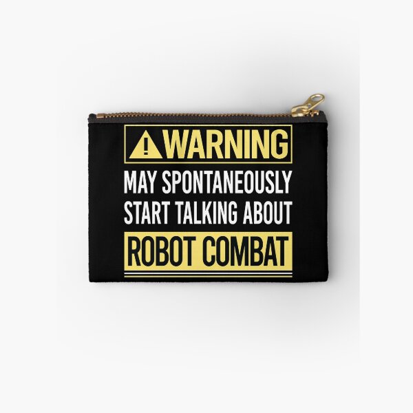 Item preview, Warning About Robot Combat Robots designed and sold by WrightTrouble.