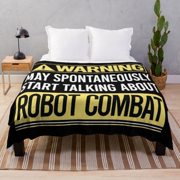 Item preview, Warning About Robot Combat Robots designed and sold by WrightTrouble.