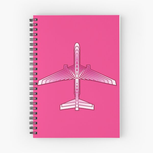 Item preview, Art Deco Plane, Fuchsia and Pastel Pink designed and sold by Marymarice.