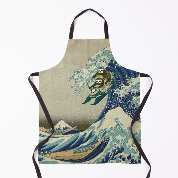 Item preview, Sloths Jetskiing the Great Wave off Kanagawa (Full-Size) designed and sold by Bookwyrm-Bazaar.