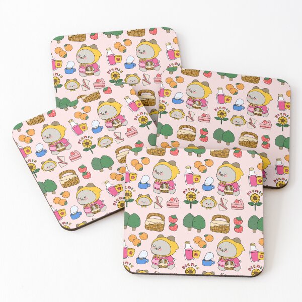 Item preview, Cute Cat on a Picnic Sticker Sheet designed and sold by satchisatchi.