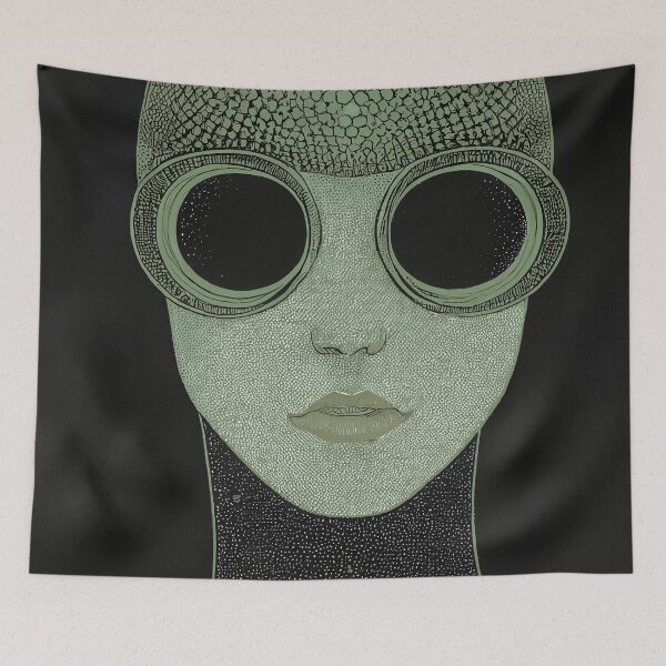 Item preview, ALIEN WOMAN Midjourney AI Artwork designed and sold by davidjulie.