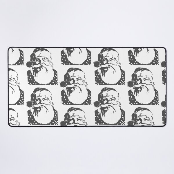 Item preview, Santa gray grey monochrome black and white designed and sold by aapshop.