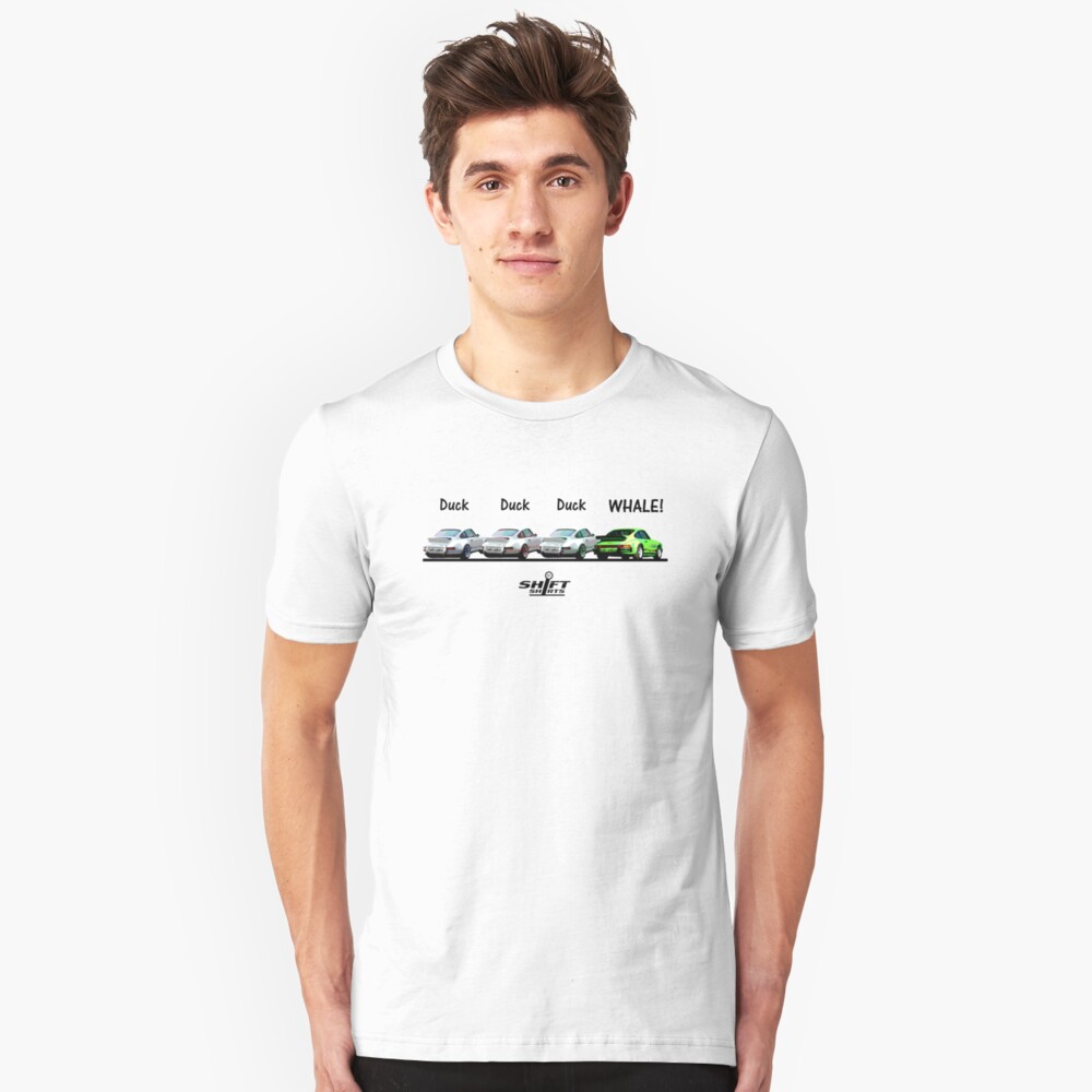Duck Duck Whale - Porsche 911 Aircooled Inspired Slim Fit T-Shirt