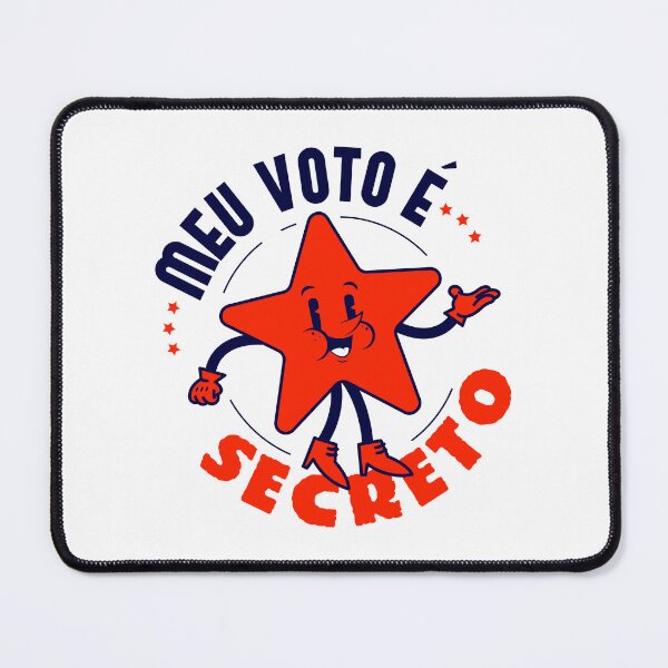 Item preview, Meu voto é secreto designed and sold by Rebecca Agra.
