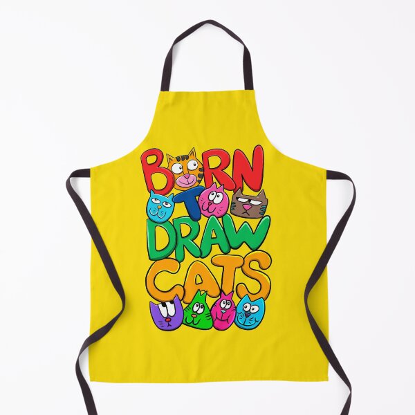 Item preview, Born to draw funny cats designed and sold by ImaginarStore.