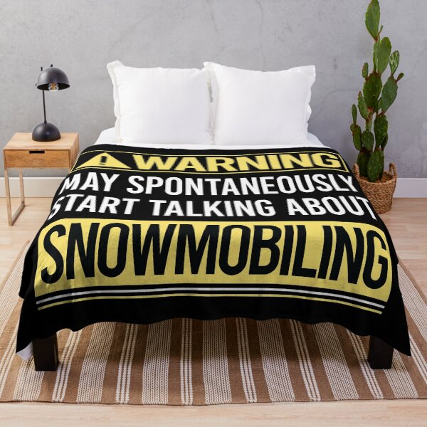 Item preview, Warning About Snowmobiling Snowmobile designed and sold by WrightTrouble.