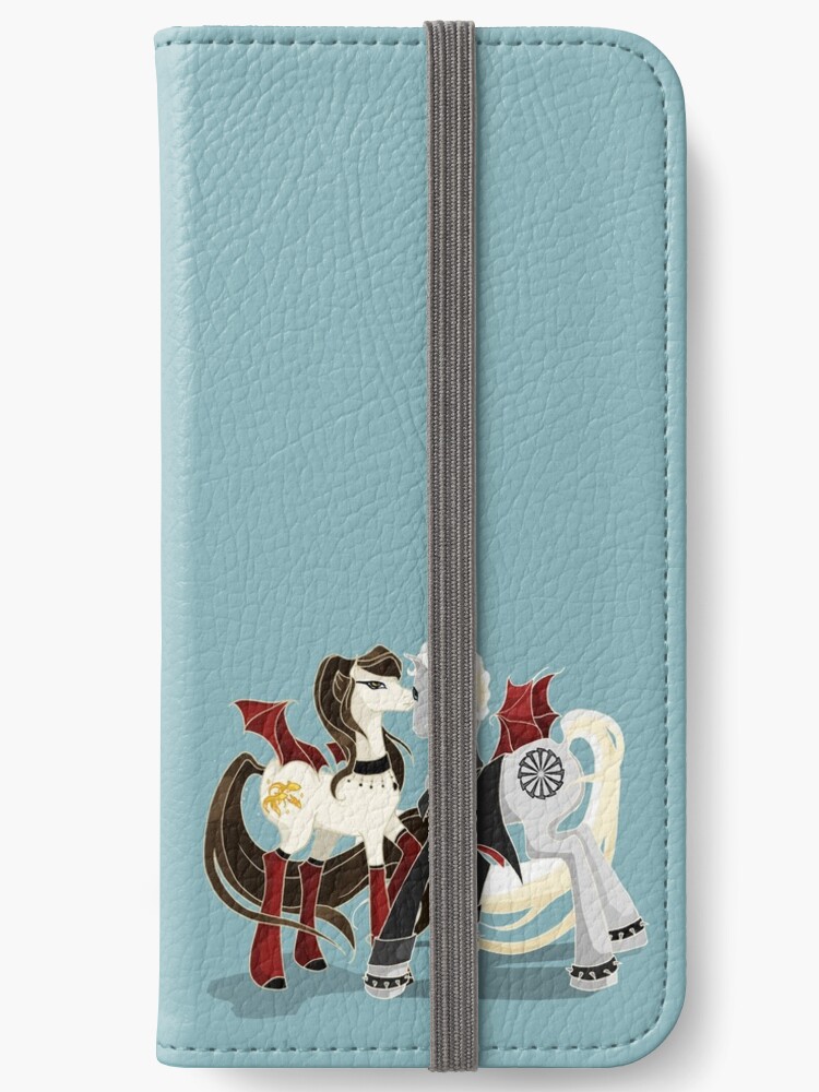 My Little Vampires Drusilla And Spike Iphone Wallet By Bicicle Redbubble