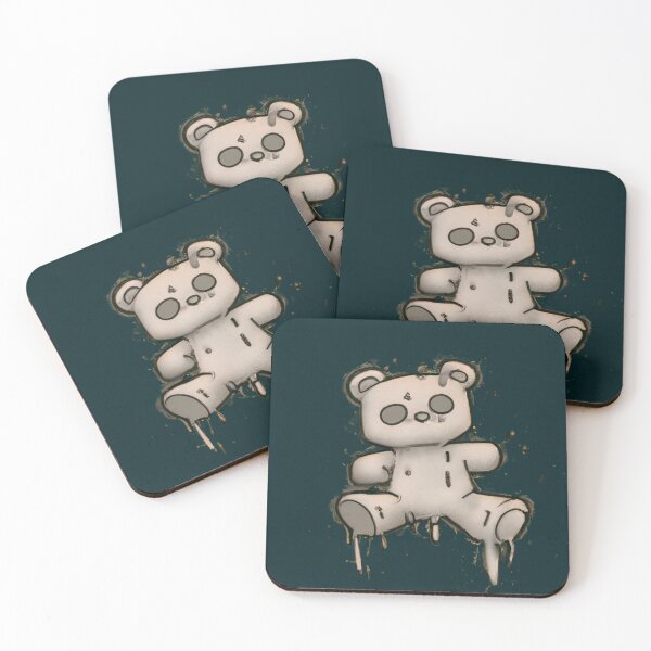 Item preview, Zombie creepy kawaii teddy bear designed and sold by TsHit-Design.