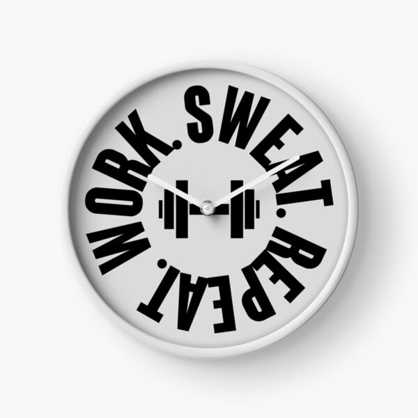 Item preview, Work Sweat Repeat - Gym workout designed and sold by Chaotic Neutral.