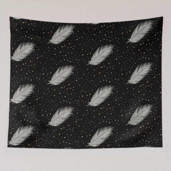 Item preview, White feather among the stars designed and sold by Merlyn Morris.