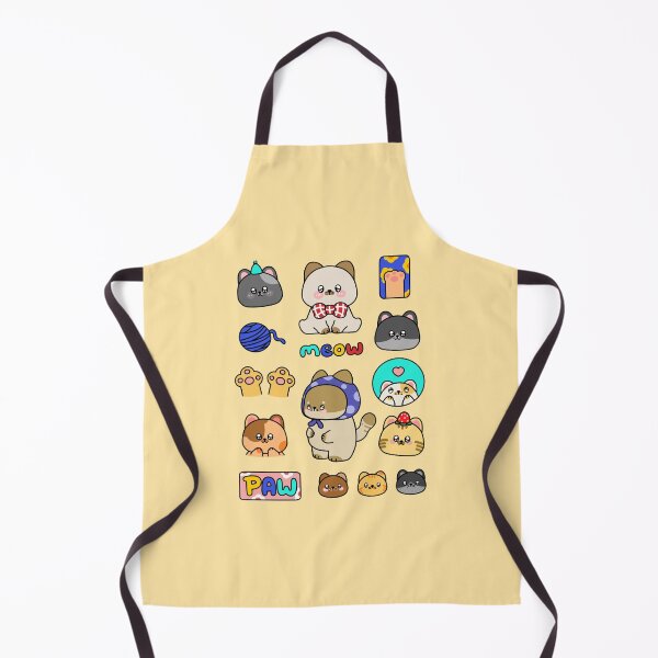 Item preview, Cute Cats Sticker Sheet designed and sold by satchisatchi.