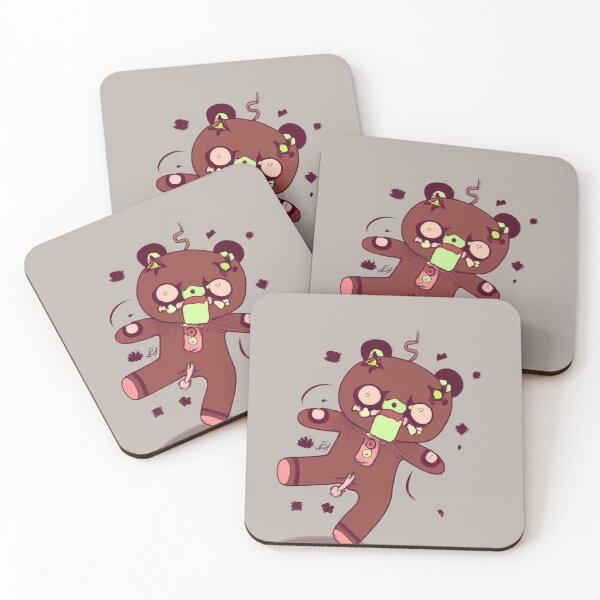 Item preview, Zombie creepy kawaii teddy bear designed and sold by TsHit-Design.