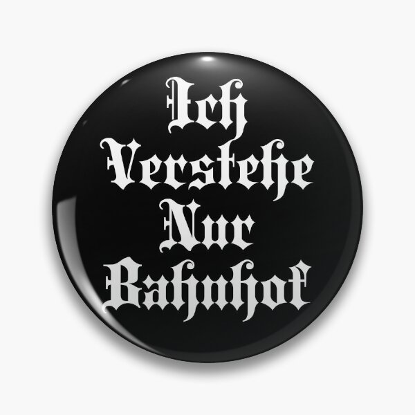 Artikelvorschau, Ich verstehe Nur Bahnhof - Ich verstehe nur Bahnhof - Deutsche Sätze entworfen und verkauft von JourneyCreative.