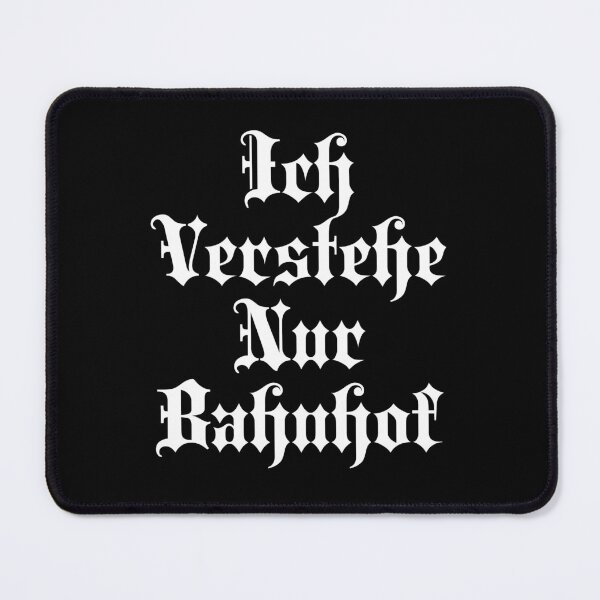 Item preview, Ich Verstehe Nur Bahnhof - I Only Understand Train Station - German Phrases designed and sold by JourneyCreative.