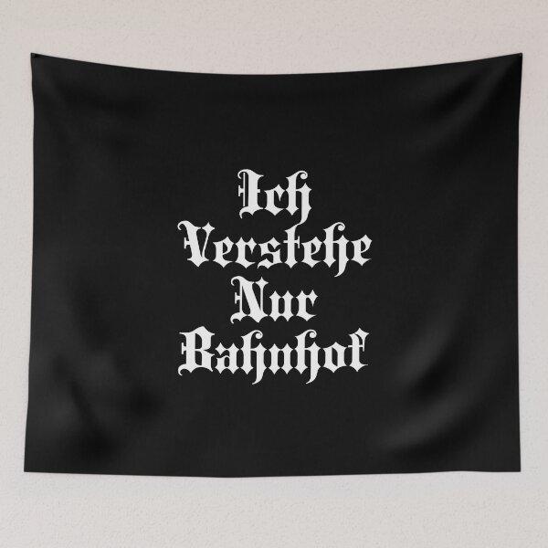 Item preview, Ich Verstehe Nur Bahnhof - I Only Understand Train Station - German Phrases designed and sold by JourneyCreative.