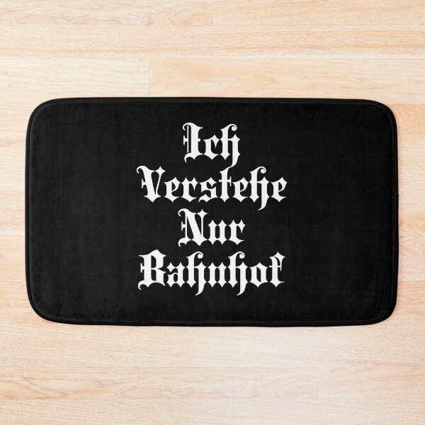 Artikelvorschau, Ich verstehe Nur Bahnhof - Ich verstehe nur Bahnhof - Deutsche Sätze entworfen und verkauft von JourneyCreative.