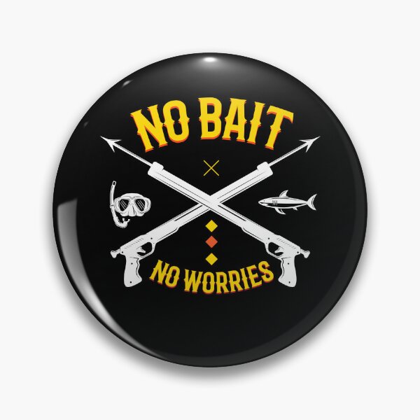 Item preview, No Bait Spearfishing Harpoon Diver designed and sold by MooonTees.