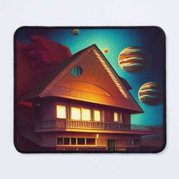 Item preview, spacehouseabstract designed and sold by Happy  Planet.