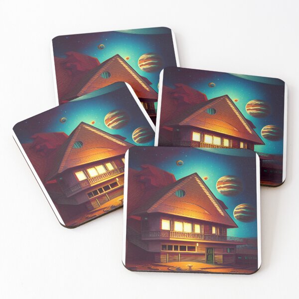 Item preview, spacehouseabstract designed and sold by Happy  Planet.