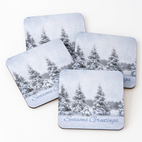 Item preview, Seasons Greetings  Snow Covered Trees                                                           designed and sold by Kathy Weaver.