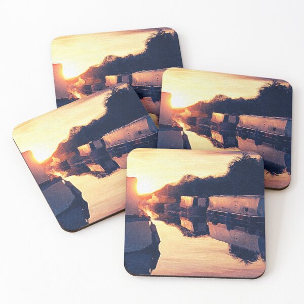Item preview, Canal Boats, Lowtown, Ireland. designed and sold by 2cimage.