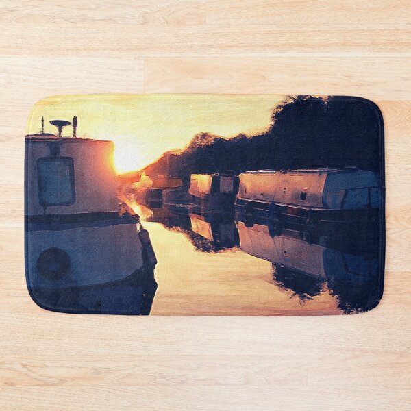 Item preview, Canal Boats, Lowtown, Ireland. designed and sold by 2cimage.