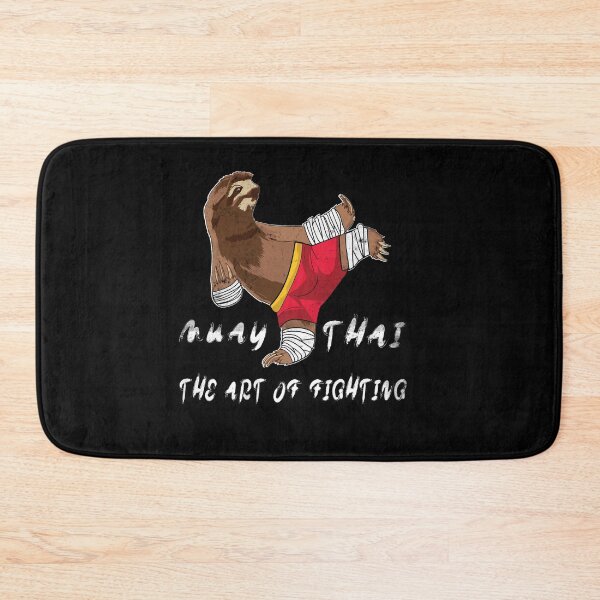 Item preview, Muay Thai Boxing Gift Thailand Sloth Thai Boxer designed and sold by Lenny Stahl.