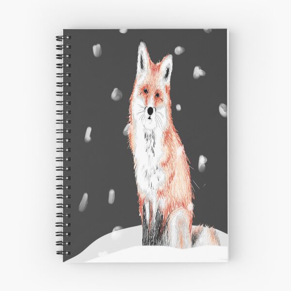 Item preview, Lindo zorro rojo en el paisaje blanco como la nieve de invierno designed and sold by 18thCircusCat.