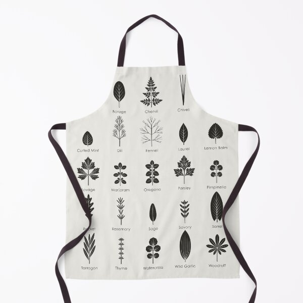 Item preview, Culinary Kitchen Herbs Identification ID Chart (English) designed and sold by Iris Luckhaus.